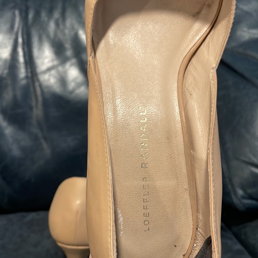 Loeffler Randall Nude Kitten Heels. Worn 1x to a wedding. Perfect for weddings! - Picture 4 of 8